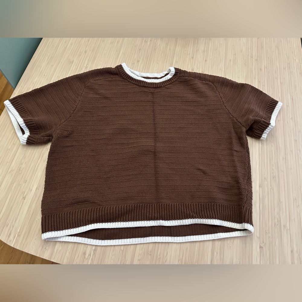 NWOT Abercrombie & Fitch Madeline Sweater Tee